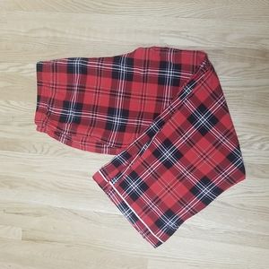 Plaid pajama pants